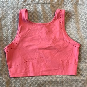 NWOT Echt Hot Pink Crop Top